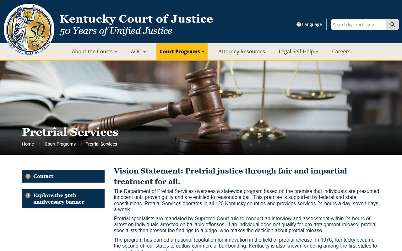 Simpson County arrest records and court charges pretrial services page