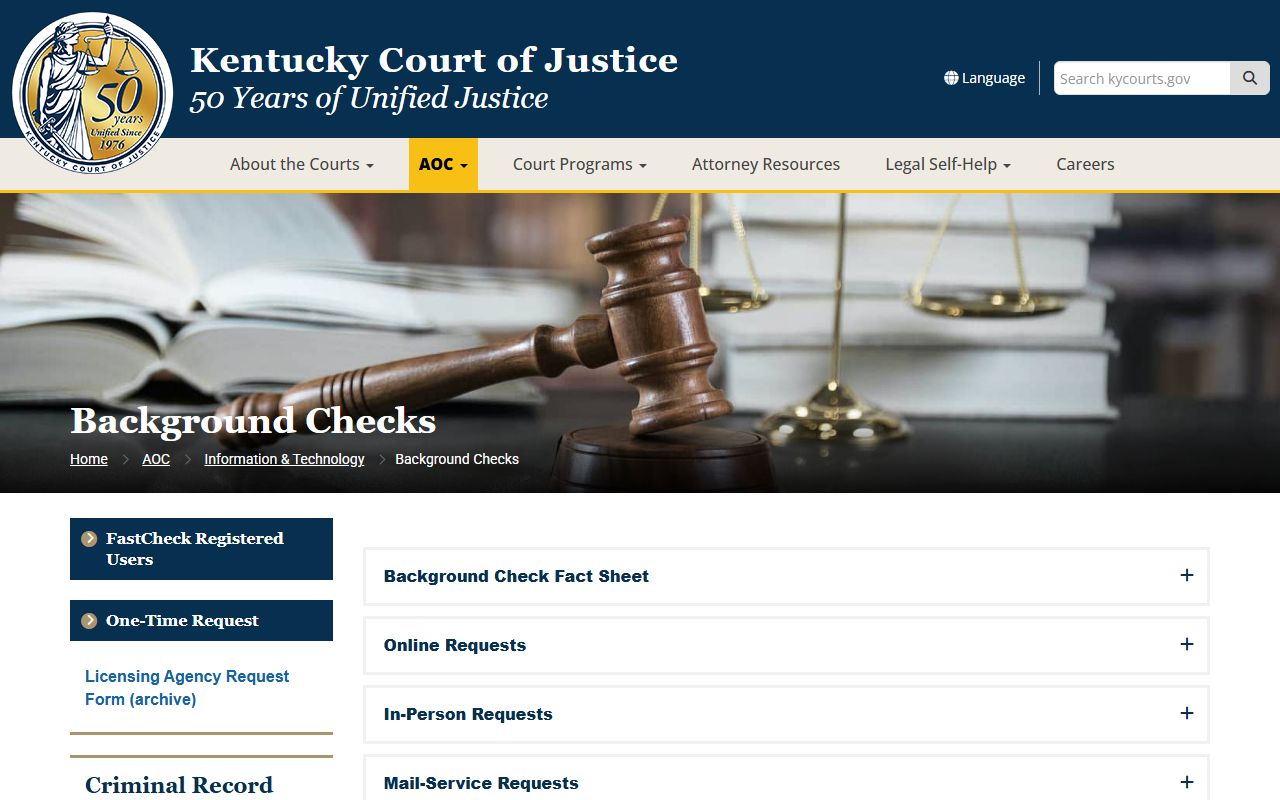 Simpson County court records AOC background check source