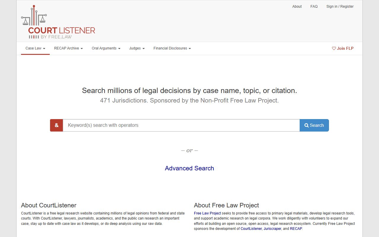 Simpson County Circuit Court CourtListener legal docket resource