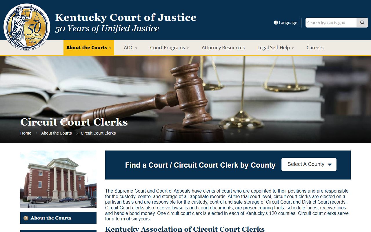 Simpson County court records and circuit court clerk duties