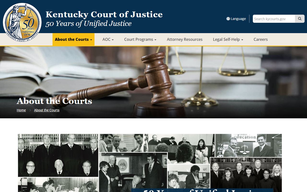 Simpson County court records in the Kentucky Court of Justice structure